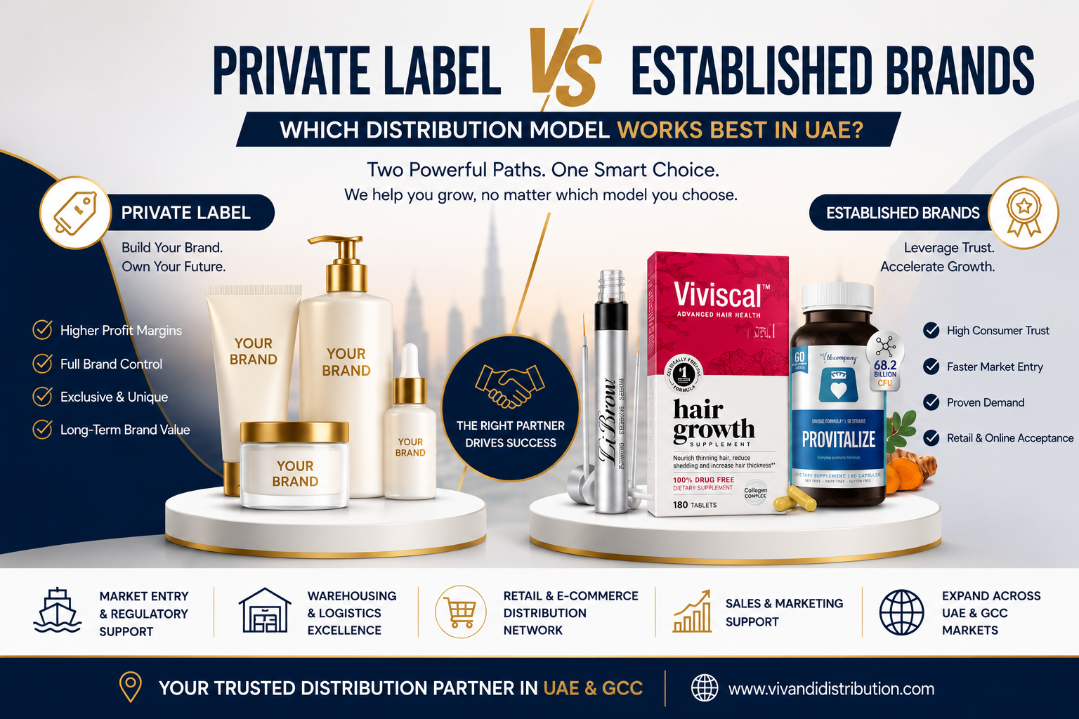private label vs established brand
